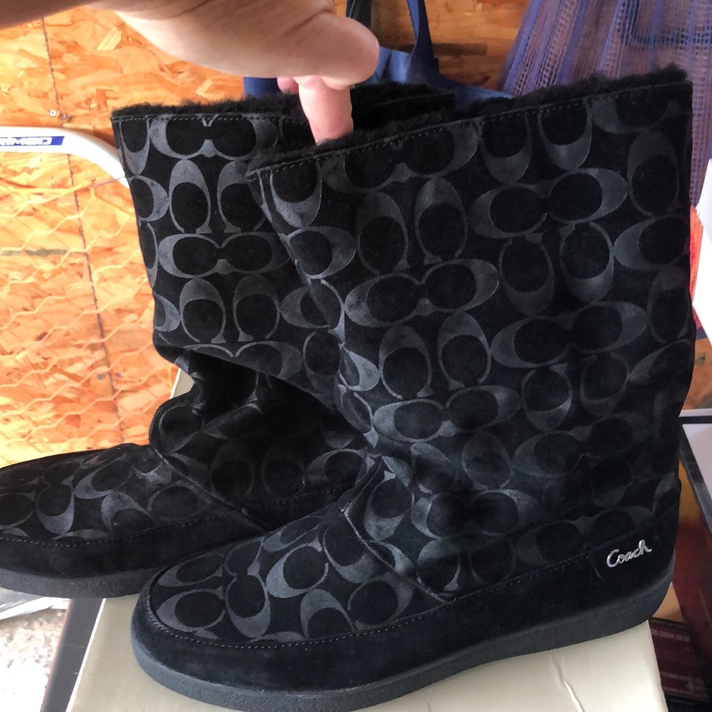 Coach black winter boot, 11